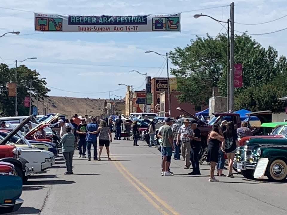 2025 Helper Arts Festival Car Show Main Street