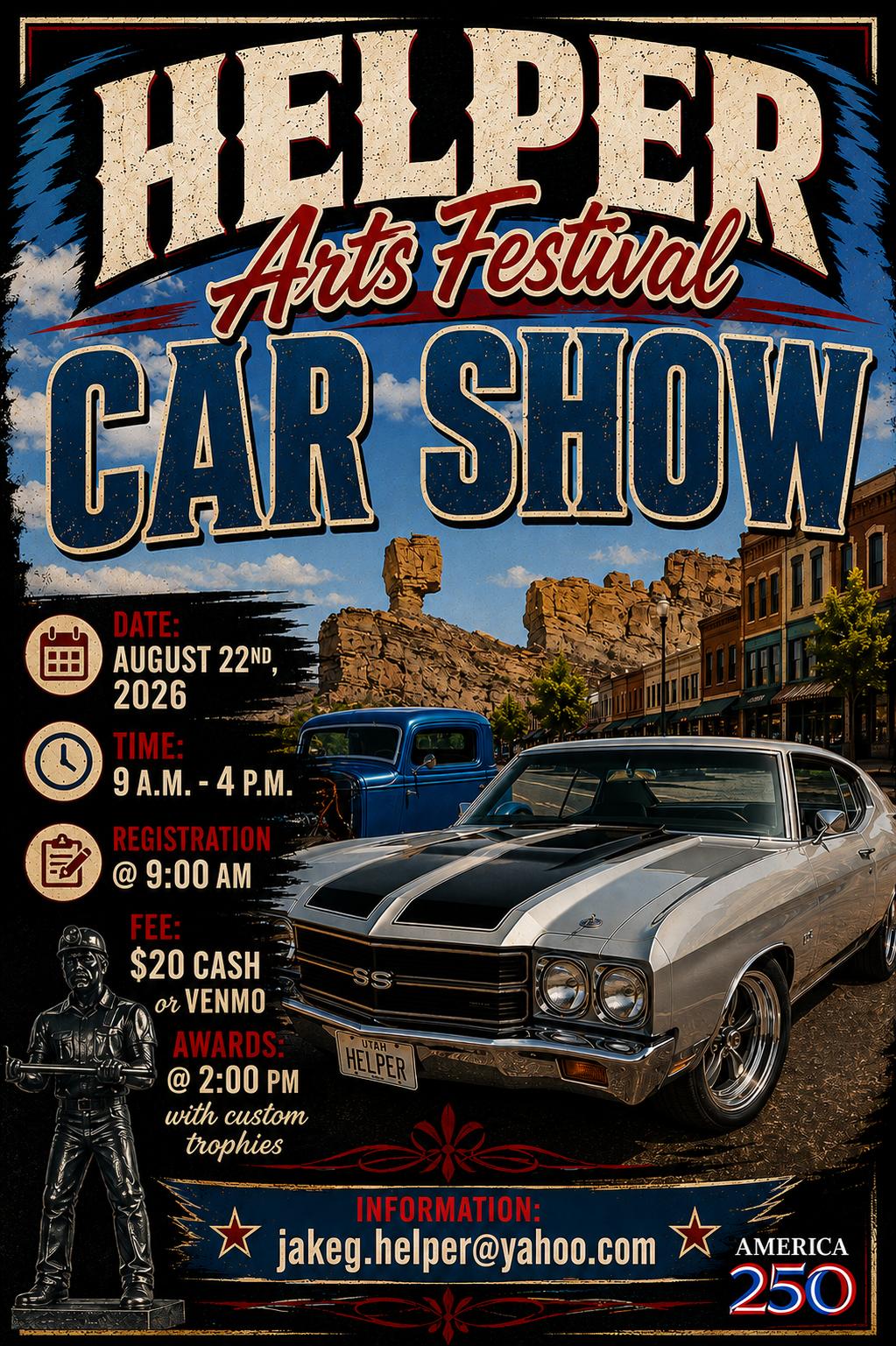 2026 Helper Arts Festival Car Show